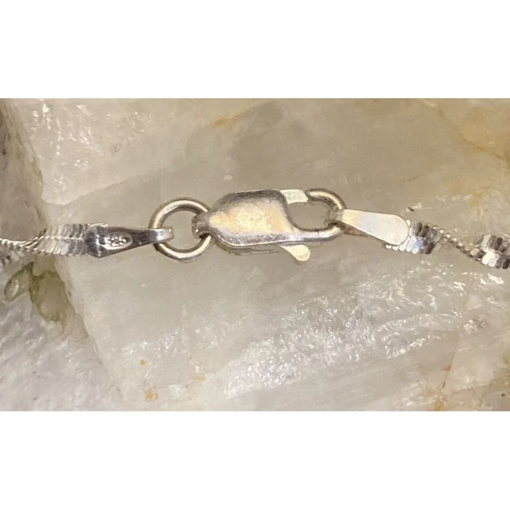 Vintage‎ STARBORN Amethyst Pearl Pendant Sterling Silver 16'' Necklace Abstract